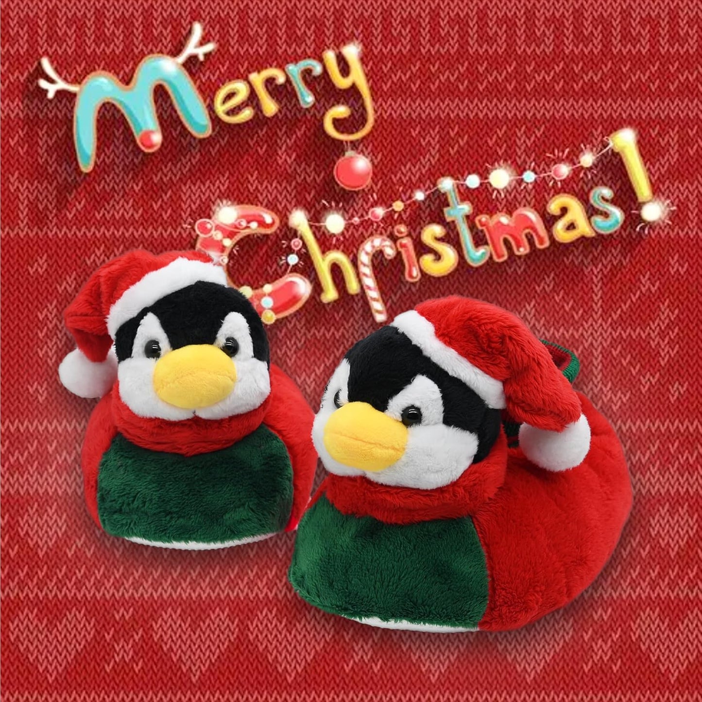 Fuzzy Animal Slippers for Toddler and Little Kids, Moose Giraffe Dog Slippers for Boys Girls