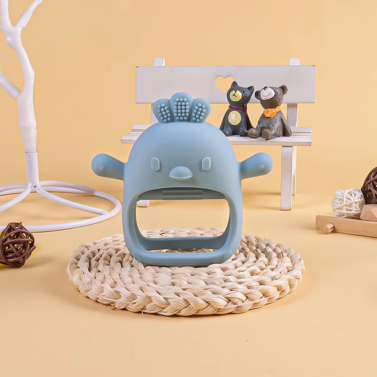 Baby Teether Gloves BPA Free Kids Teething Silicone Newborn Dental Care Gums Anti-Eating Hand Molar Stick Baby Accessories