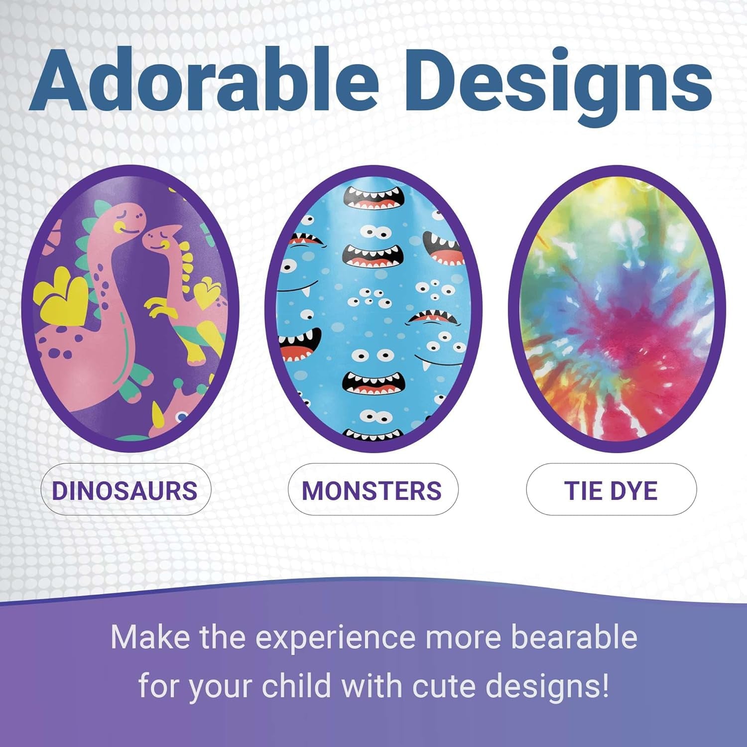 Kids Vomit Bags Disposable 5 Pack - Individually Wrapped Barf Bags with Cute Dinosaur Print - Leak Proof Self Sealing Emesis Bags for Motion Car Sickness and Nausea - Ideal for Taxis, Airplane Travel
