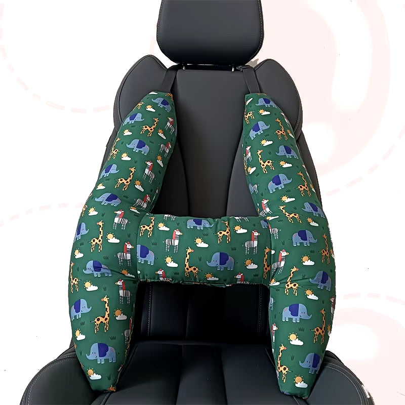 Children'S Car Pillow Sleep Headrest Cartoon Car Rear Seat Protection Shoulder Car Seat Belt Sleep Pillow Neck Pillow Headrest
