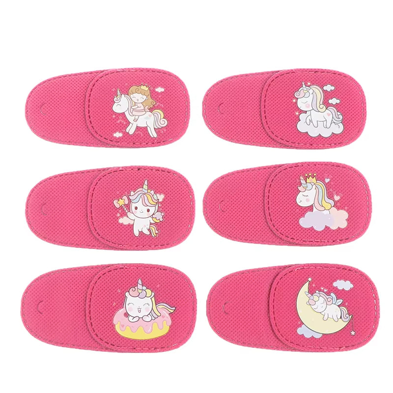 6Pcs Medical Eye Patch Children Kids Child Lazy Amblyopia Eye Eyeshade Vision Care Child Eye Patch Patches Strabismus Treatment