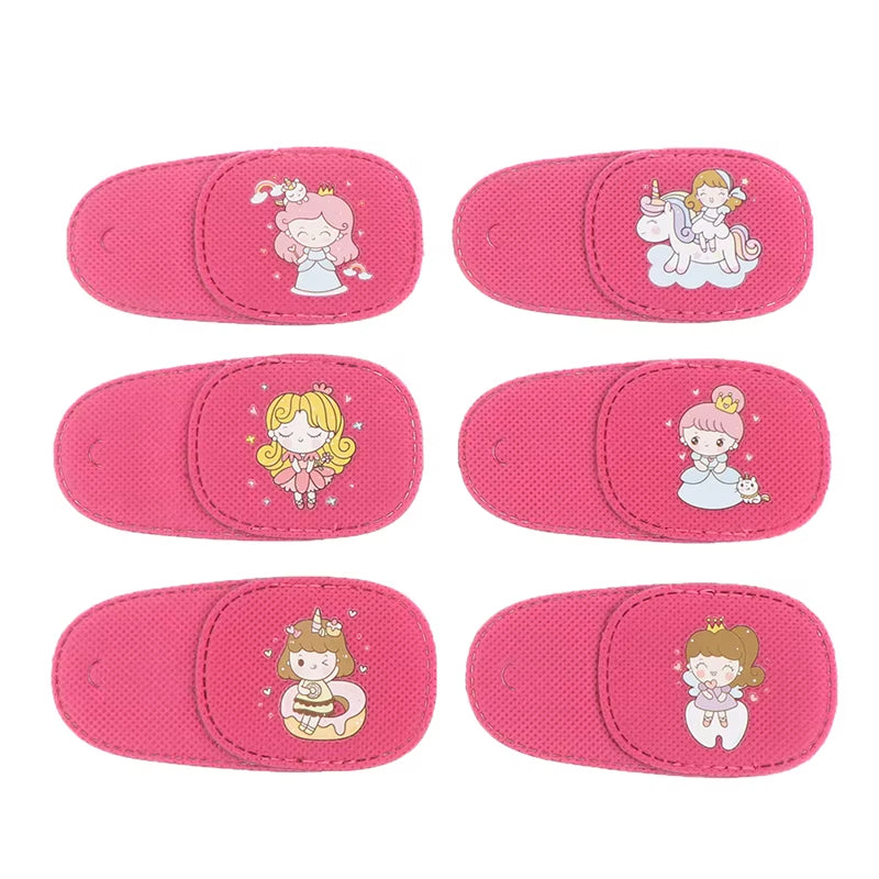6Pcs Medical Eye Patch Children Kids Child Lazy Amblyopia Eye Eyeshade Vision Care Child Eye Patch Patches Strabismus Treatment