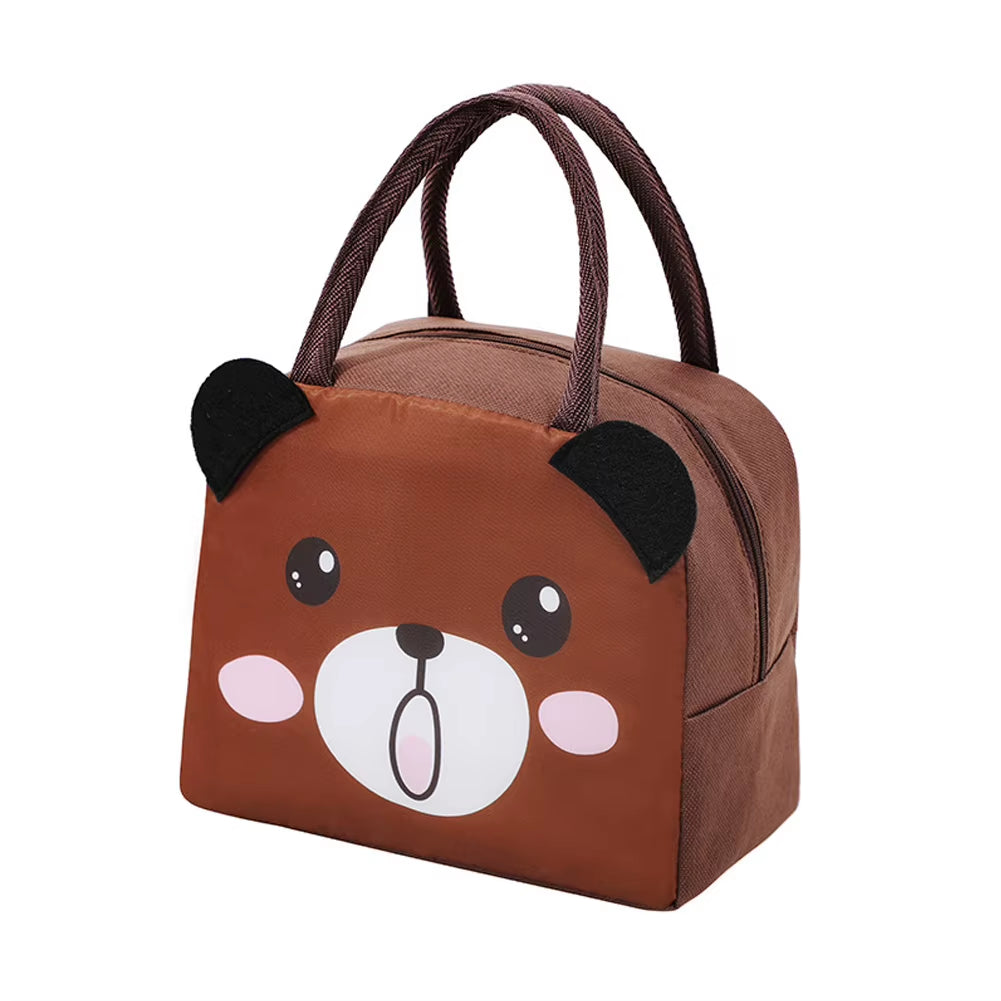 Cute Insulation Lunch Box Portable Fridge Thermal Bag Kid'S School Thermal Insulated Lunch Box Tote 3D Cartton Pattern Bento Bag