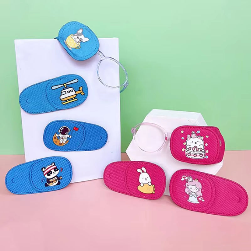 6Pcs Medical Eye Patch Children Kids Child Lazy Amblyopia Eye Eyeshade Vision Care Child Eye Patch Patches Strabismus Treatment