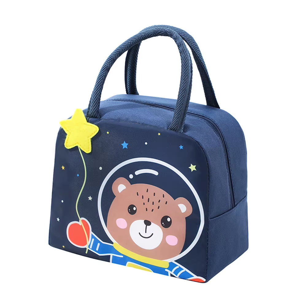 Cute Insulation Lunch Box Portable Fridge Thermal Bag Kid'S School Thermal Insulated Lunch Box Tote 3D Cartton Pattern Bento Bag