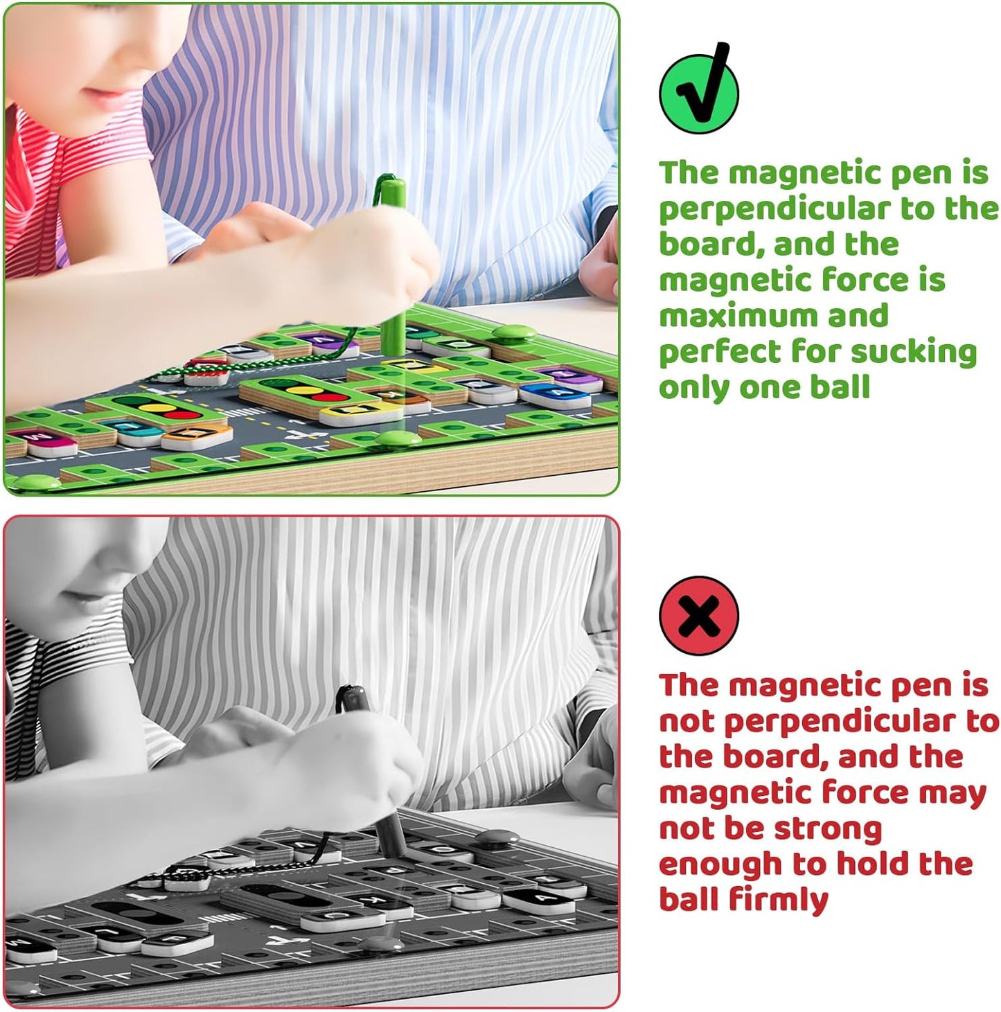 Magnetic Alphabet Maze,Montessori Toys,Alphabet Puzzle Toddler Toys for Ages 2-4,Sensory Toys Fine Motor Skills,Valentines Day Gifts for Kids