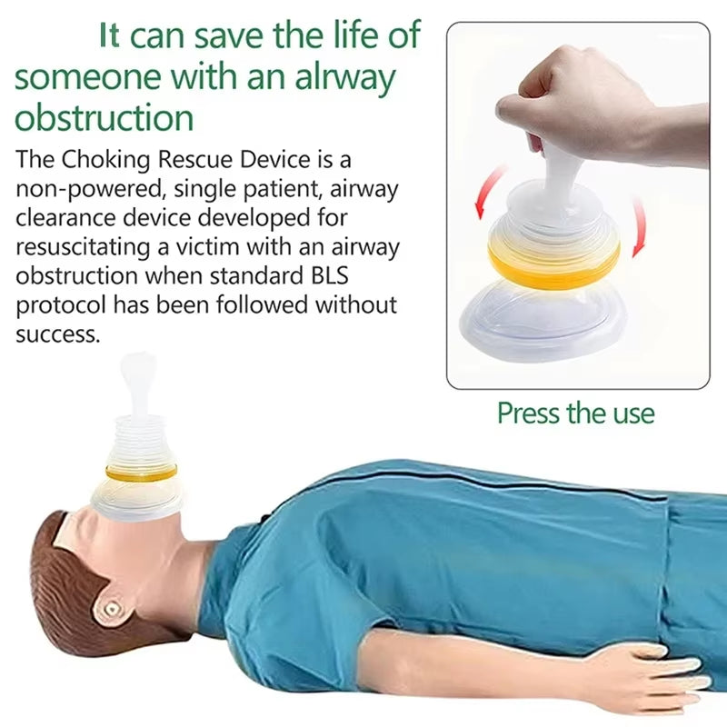 Home Travel Adult Children Emergency Choking Rescue Device Vac Kit CPR First Aid Asphyxia Choke Rescues anti Suffocation Helper