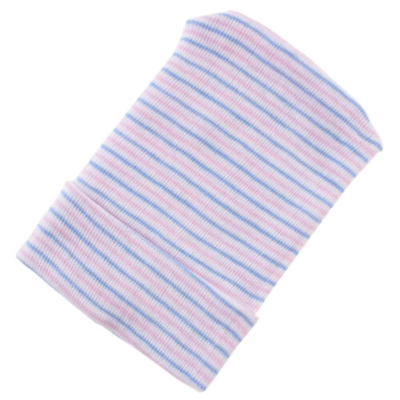 Newborn Baby Hat Toddler Striped Caps Bow Beanies Soft Hospital Girls Boys Hats Baby Warm Hat for Baby 0-12M Accesories