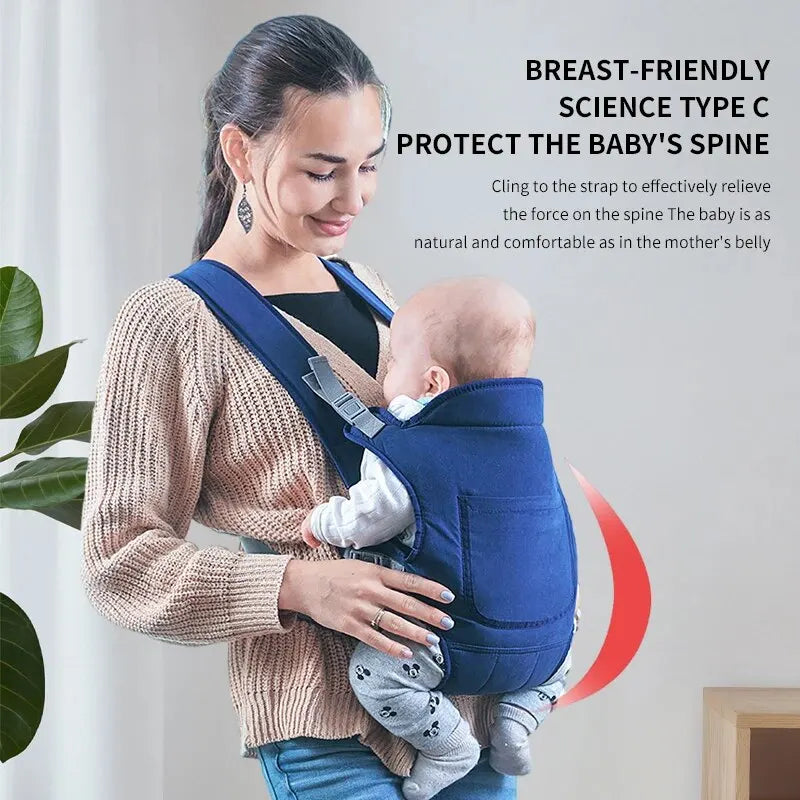 1 PCS Baby Carrier Sling Versatile for All Seasons Multifunctional Shoulder Baby Carrier Four Carrying Methods Front and Back