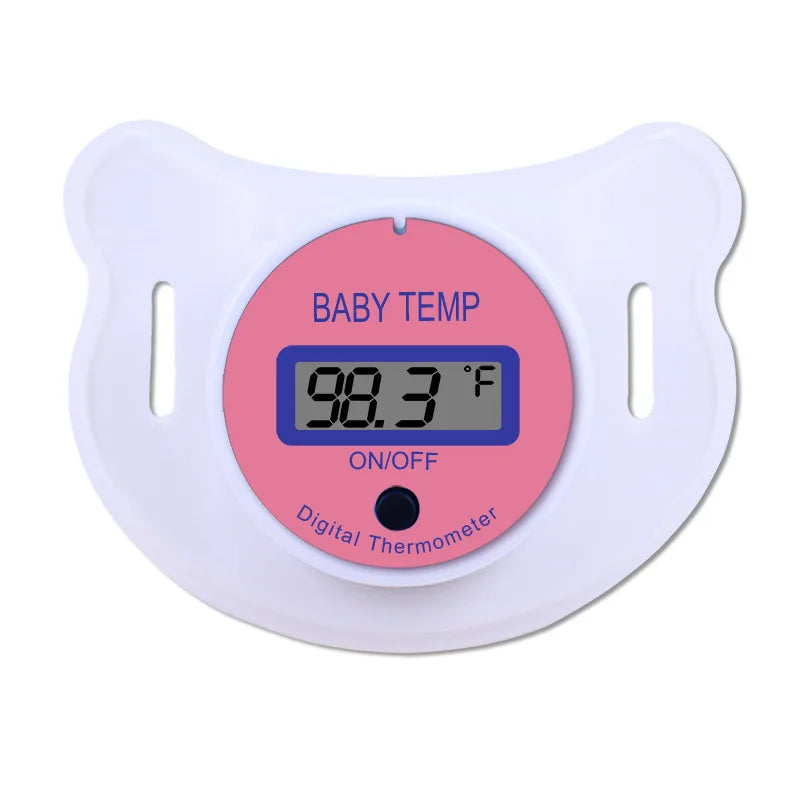 Baby'S Electronic Pacifier Thermometer Infant Digital Smart Thermometer, Children'S Oral Thermometer Celsius/Fahrenheit