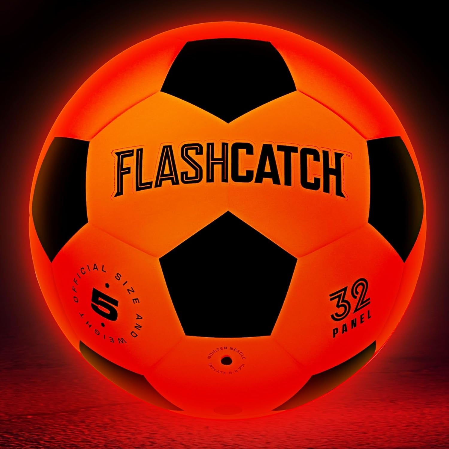 Light up Soccer Ball - Glow in the Dark - NO 5 - Sports Gear Gifts for Boys & Girls 8-15+ Year Old - Kids, Teens Gift Ideas - Cool Boy Toys Ages 8 9 10 11 12 13 14 15 Glowing Night Activity
