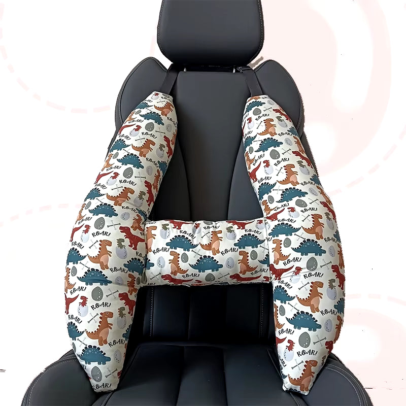 Children'S Car Pillow Sleep Headrest Cartoon Car Rear Seat Protection Shoulder Car Seat Belt Sleep Pillow Neck Pillow Headrest