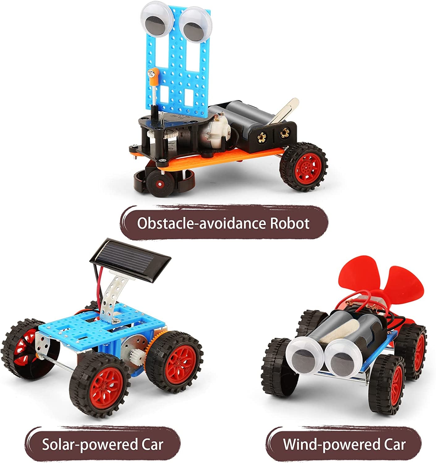 STEM Kits for Kids Crafts 6-8 8-12, Boys Gifts Toys for 6 7 Year Old Boy Birthday Gift Ideas, STEM Toys Craft Kits 6+ 7+ Yr, Robotics Science Activities Robot Building Age 8-10 8 9 10 11 12 Years