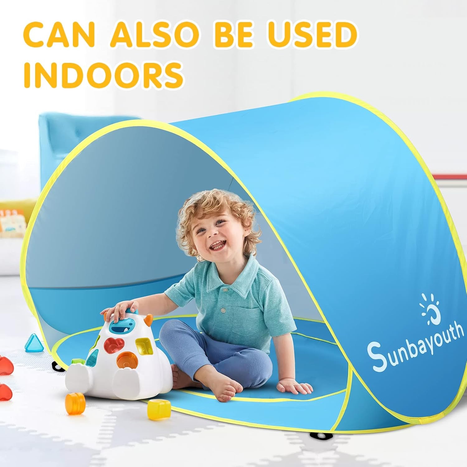 Baby Pool Tent, UV Protection Infant Pop up Sun Shelters Shade