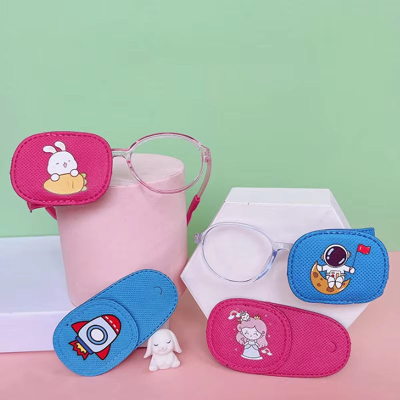 6Pcs Medical Eye Patch Children Kids Child Lazy Amblyopia Eye Eyeshade Vision Care Child Eye Patch Patches Strabismus Treatment