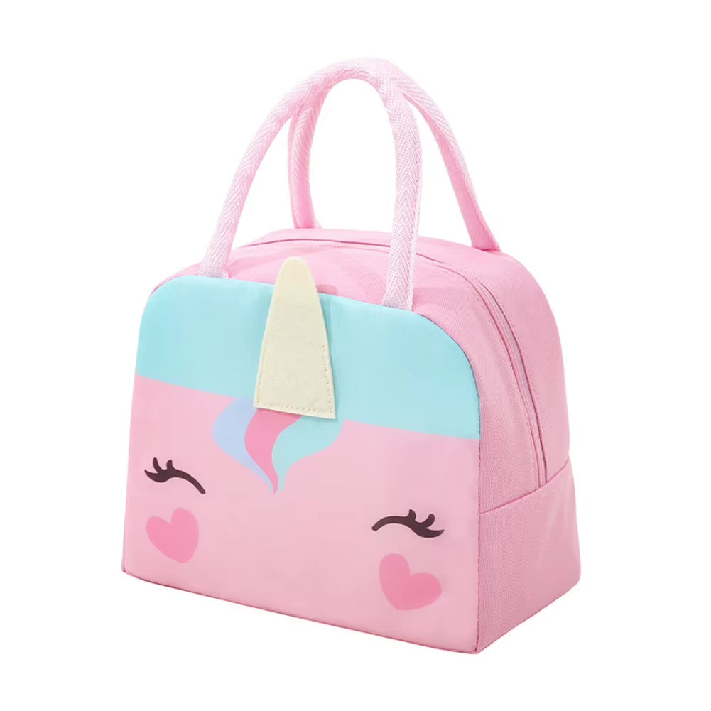 Cute Insulation Lunch Box Portable Fridge Thermal Bag Kid'S School Thermal Insulated Lunch Box Tote 3D Cartton Pattern Bento Bag