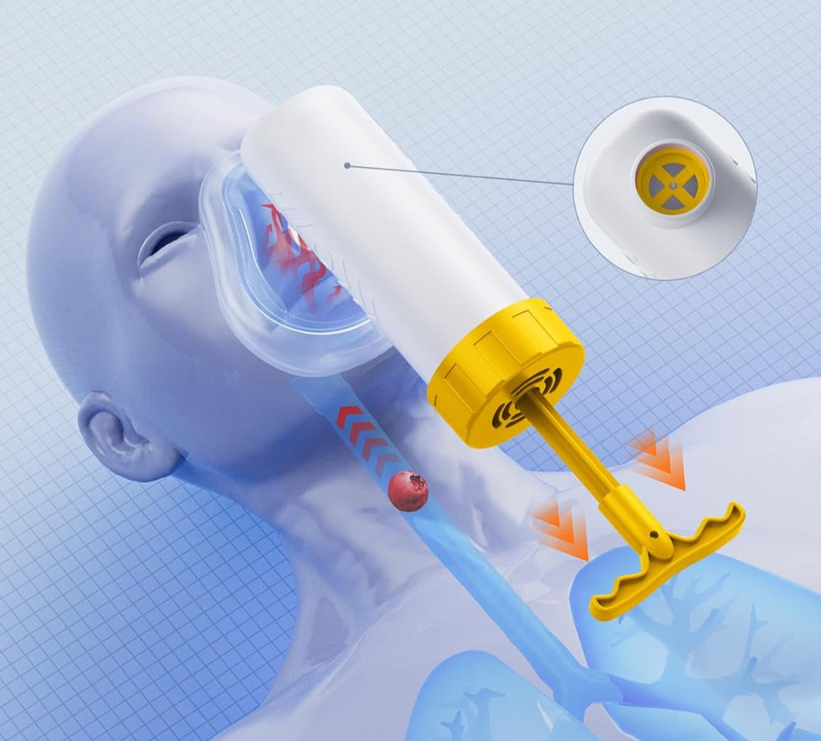 Anti Choking Device, Choking Rescue Device for Kids and Adults,Choking Rescue Device,Choking Device for Kids and Adults,Portable Suction Rescue Device.Unique Design Can Be Self-Use