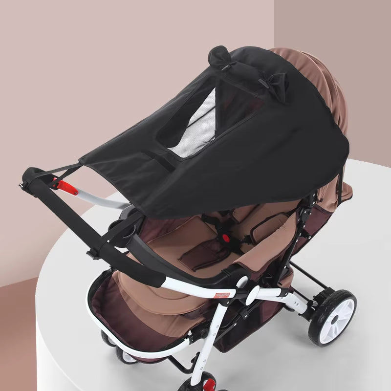 Baby Stroller Sun Shade Universal Sunshade UV Protective Waterproof Cover Pram Sun-Proof Rain Cover Proof Stroller Accessories