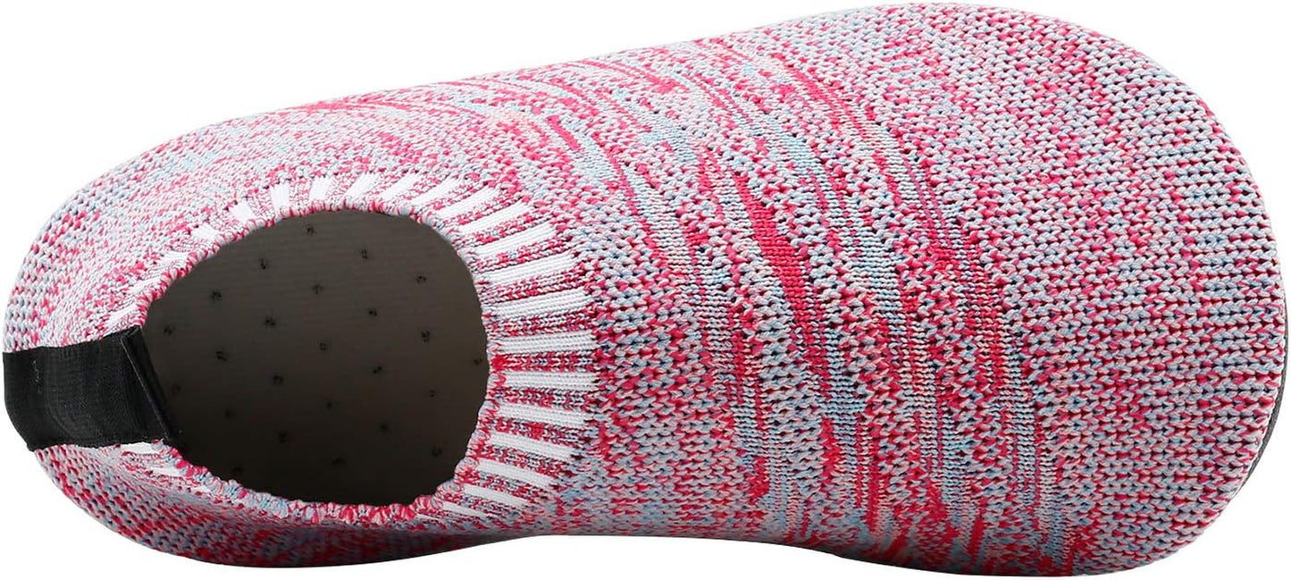 Kids Toddler Slippers Baby House Shoes for Boys Girls Athletic Socks with Indoor Outdoor Lightweight Non-Slip Rubber Sole