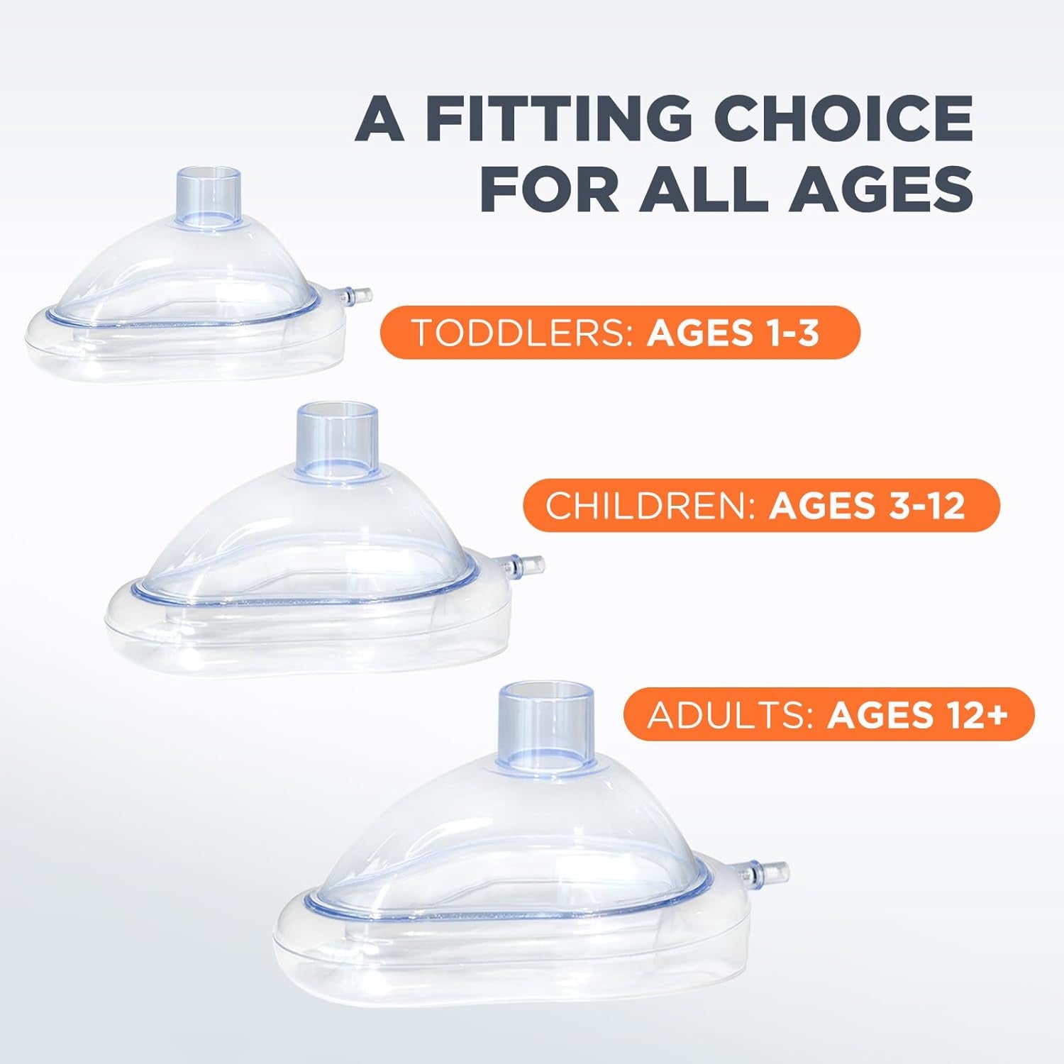 Obstruction Removal Device with 3 Masks | Assist Device for Kids and Adults | Easy to Use & Portable
