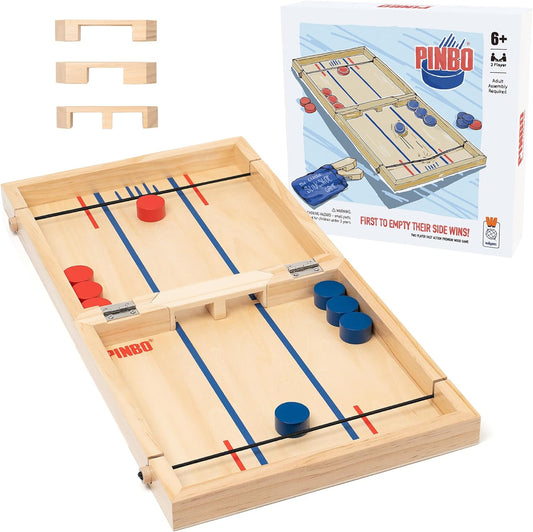 The Classic Slingshot Game - Fast Action Two Player Foldable Game for Ages 6 and Up. Spare Parts Included