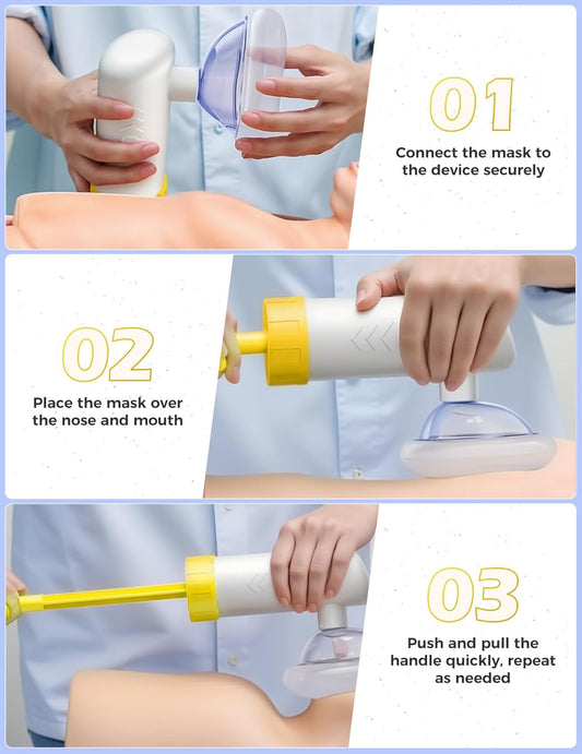 Anti Choking Device, Choking Rescue Device for Kids and Adults,Choking Rescue Device,Choking Device for Kids and Adults,Portable Suction Rescue Device.Unique Design Can Be Self-Use