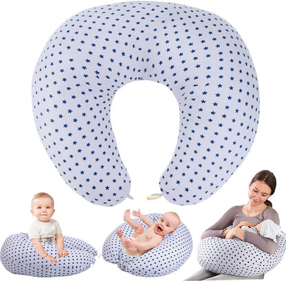 Nursing Pillow for Breastfeeding, Baby Nursing Pillow for Newborn, Nursing Essentials for Bottle and Breastfeeding, Breast Feeding Pillows Support for Mom and Baby with Removable Cover