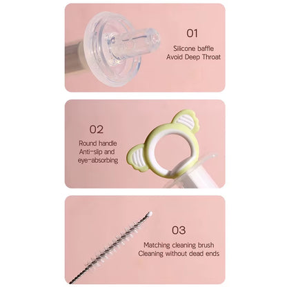 New Medicine Feeder Needle Feeder Baby Syringe Feeder Newborn Dropper Squeeze Fruit Juice Dropper Dispenser Pacifier Accessory