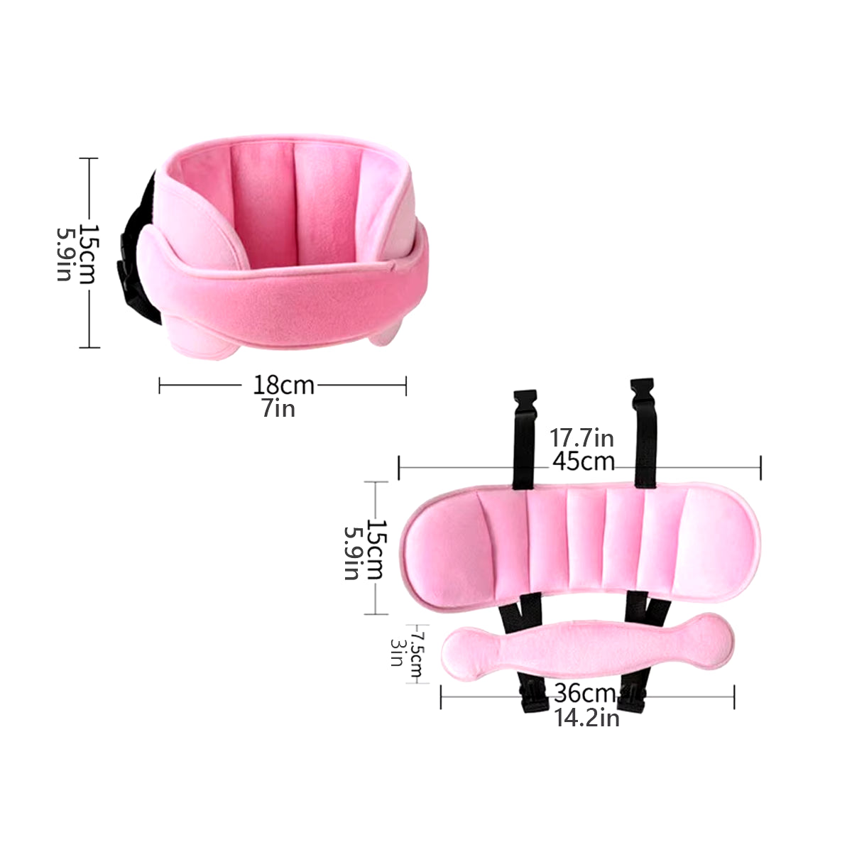 Baby Car Seat Head Support Children Fastening Belt Adjustable Boy Girl Sleep Positioner Baby Saftey Pillows Headrest for Travel