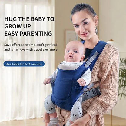 1 PCS Baby Carrier Sling Versatile for All Seasons Multifunctional Shoulder Baby Carrier Four Carrying Methods Front and Back