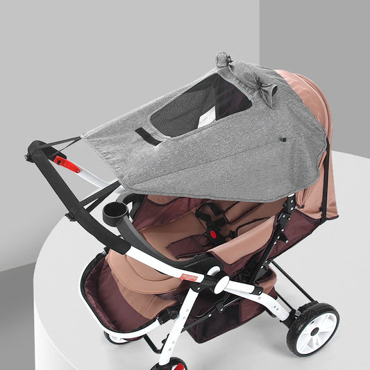 Baby Stroller Sun Shade Universal Sunshade UV Protective Waterproof Cover Pram Sun-Proof Rain Cover Proof Stroller Accessories