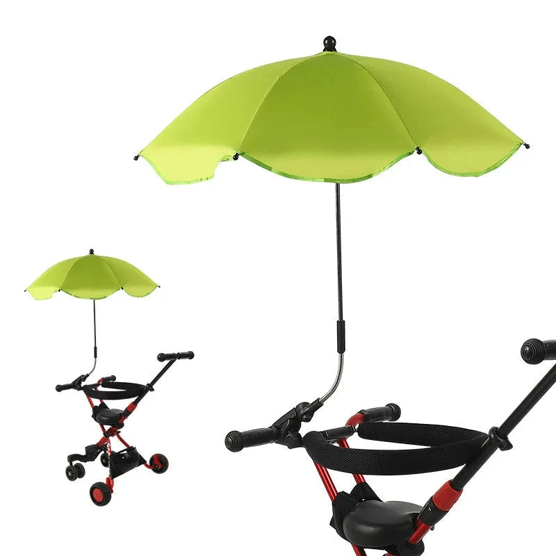 Universal Baby Car Pram Umbrella Adjustable Shade Umbrella Uv Sunshade for Stroller Accessories Sun Visor Portable Parasol Items