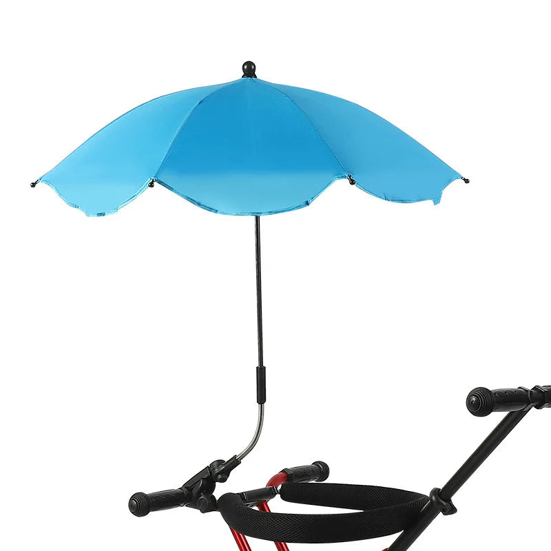 Universal Baby Car Pram Umbrella Adjustable Shade Umbrella Uv Sunshade for Stroller Accessories Sun Visor Portable Parasol Items