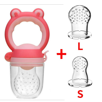 3 in 1 Baby Bottle Feeding Fruit Vegetable Music Newborn Food Supplement Bite Juice Feeder Baby Nimbler Pacifier Fruit Portable