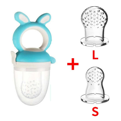 3 in 1 Baby Bottle Feeding Fruit Vegetable Music Newborn Food Supplement Bite Juice Feeder Baby Nimbler Pacifier Fruit Portable