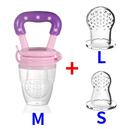 3 in 1 Baby Bottle Feeding Fruit Vegetable Music Newborn Food Supplement Bite Juice Feeder Baby Nimbler Pacifier Fruit Portable