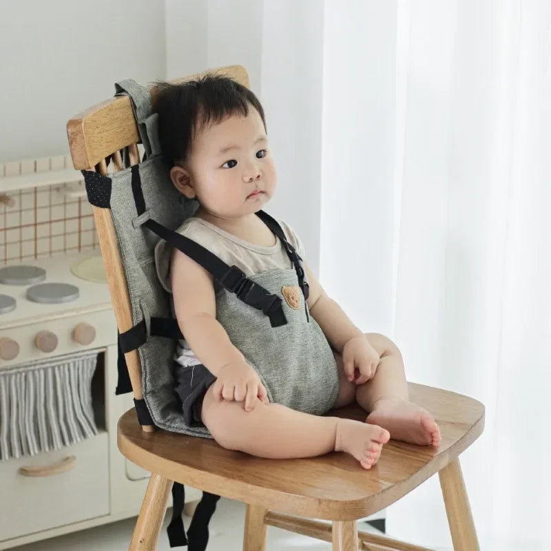 Baby Dining Chair Seat Anti-Drop Safety Belt Strap Portable Baby Growth Chair Travel Washable Feeding Cover Seat Safety Belt