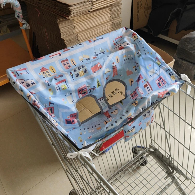 Children Infant Supermarket Grocery Shopping Cart Cover Baby Seat Pad Anti-Dirty Cover Kids Portable Traveling Seat Cushion Item