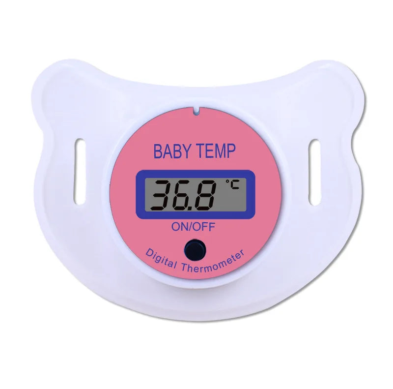 Baby'S Electronic Pacifier Thermometer Infant Digital Smart Thermometer, Children'S Oral Thermometer Celsius/Fahrenheit