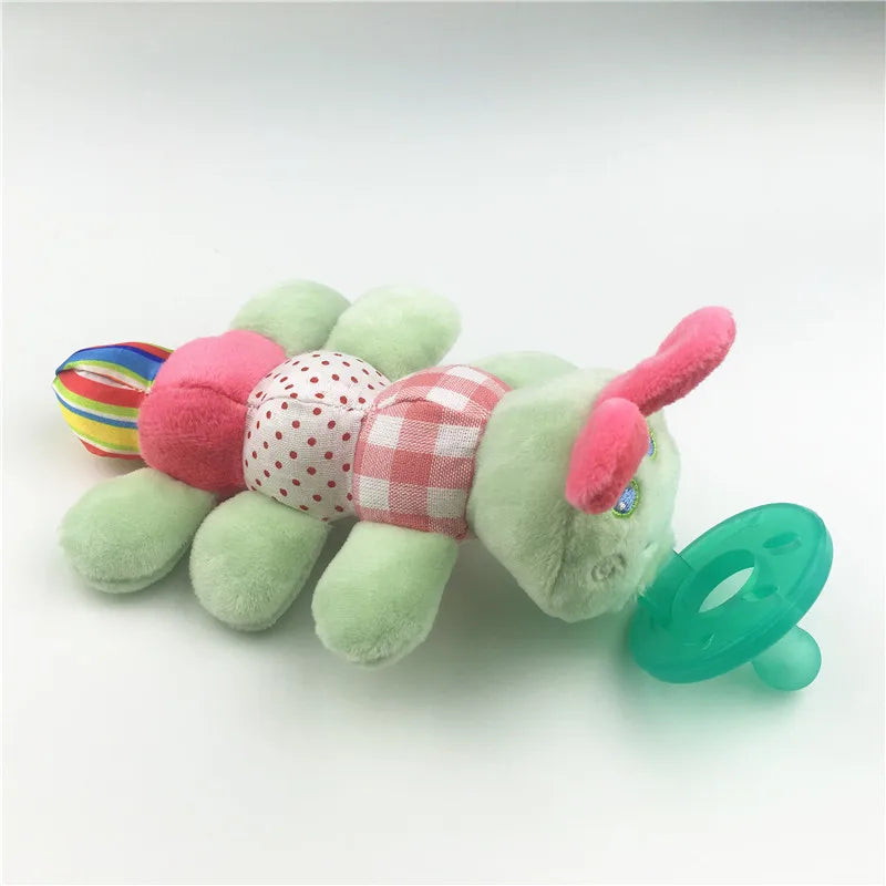 New Baby Toys Pacifier Chain Clip Hanging Plush Animal Toys Detachable Pacifier Holder for Newborn Baby Care