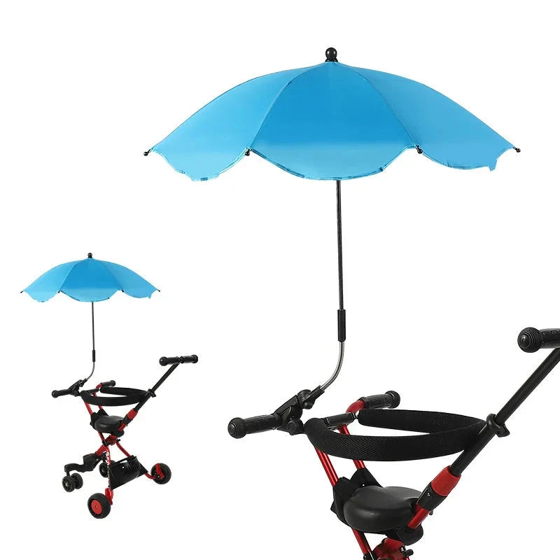 Universal Baby Car Pram Umbrella Adjustable Shade Umbrella Uv Sunshade for Stroller Accessories Sun Visor Portable Parasol Items