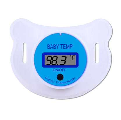 Baby'S Electronic Pacifier Thermometer Infant Digital Smart Thermometer, Children'S Oral Thermometer Celsius/Fahrenheit