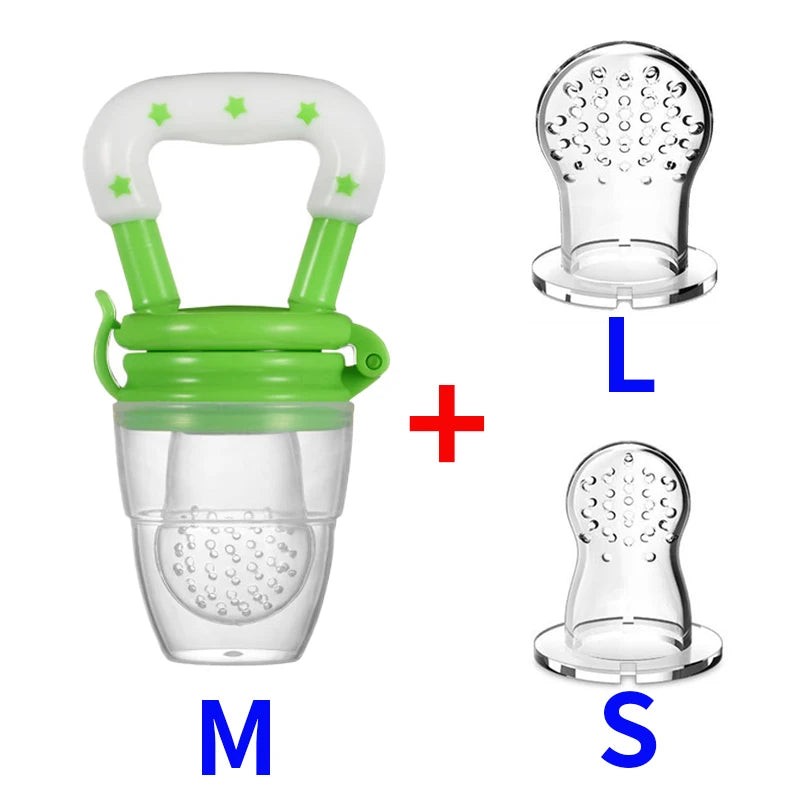 3 in 1 Baby Bottle Feeding Fruit Vegetable Music Newborn Food Supplement Bite Juice Feeder Baby Nimbler Pacifier Fruit Portable