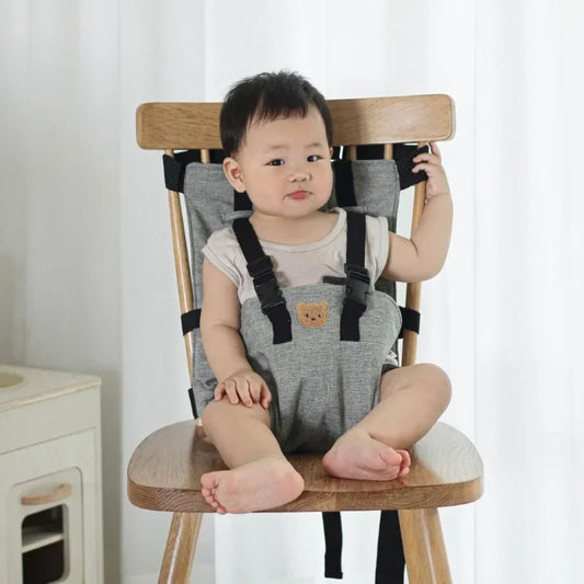 Baby Dining Chair Seat Anti-Drop Safety Belt Strap Portable Baby Growth Chair Travel Washable Feeding Cover Seat Safety Belt