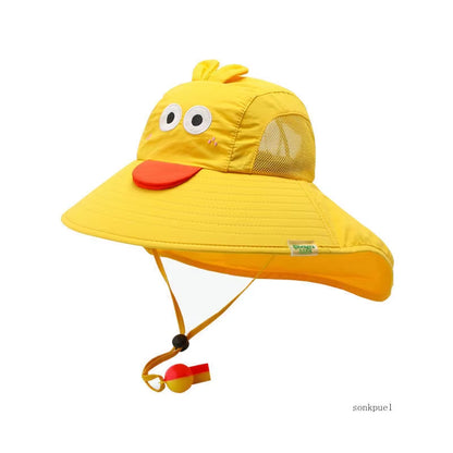 Outdoor Summer Hat for Kids Children Sun Hat Neck Ear Cover Sun Protection Beach Caps Kids Boy Girl Flap Cap for Children