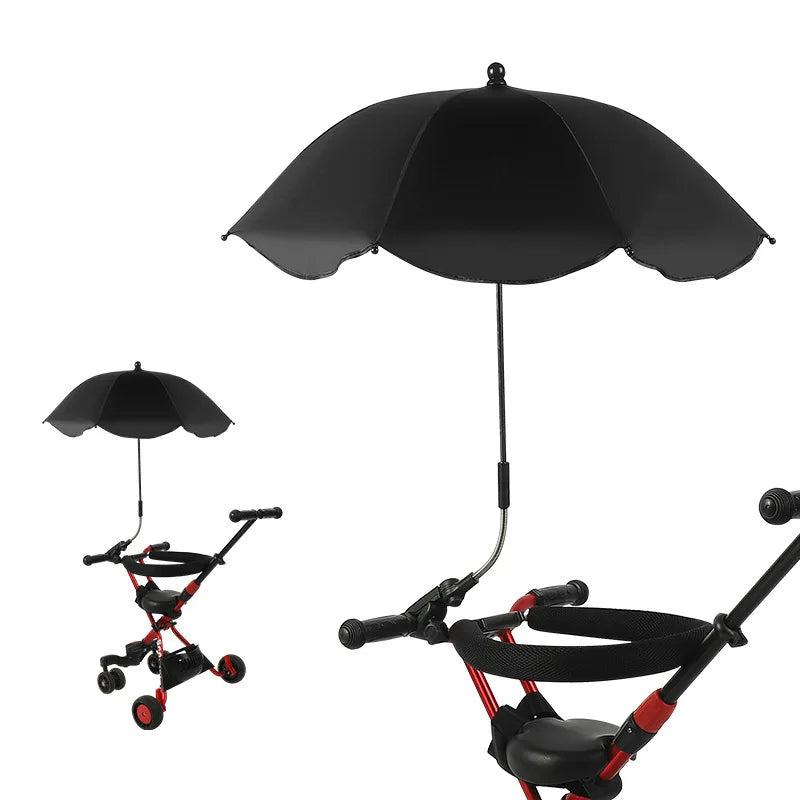 Universal Baby Car Pram Umbrella Adjustable Shade Umbrella Uv Sunshade for Stroller Accessories Sun Visor Portable Parasol Items