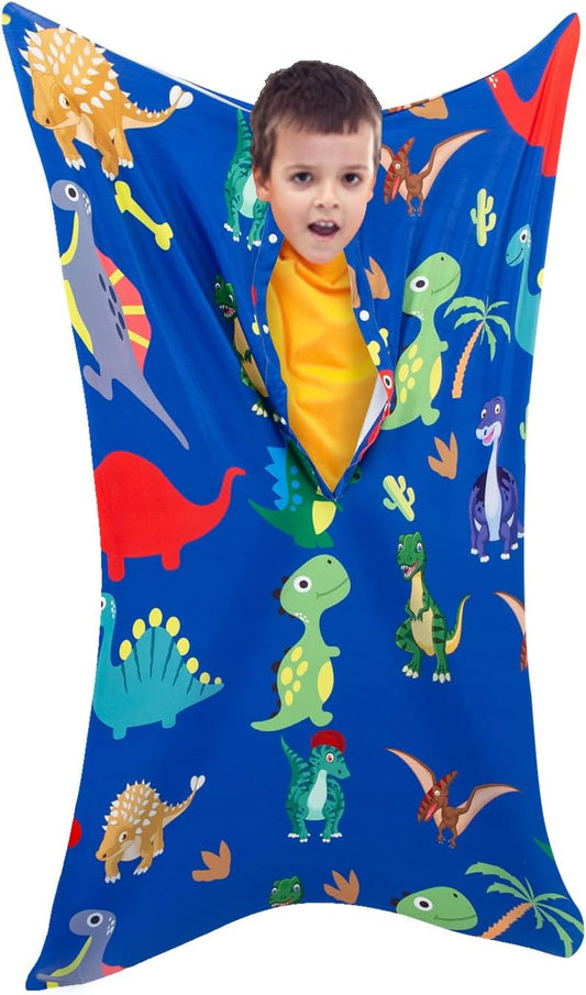 Sensory Body Sock for Kids, Full Body Sock Wrap for Autistic Children to Relieve Stress, Relaxing Sensory Sack for Kids Sensory Processing Disorder for Kids 9-12
