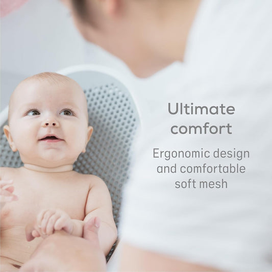 Baby Bath Support (Gray) | Ideal for Babies Less than 6 Months Old