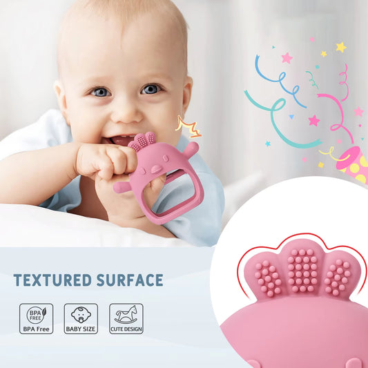Baby Teether Gloves BPA Free Kids Teething Silicone Newborn Dental Care Gums Anti-Eating Hand Molar Stick Baby Accessories
