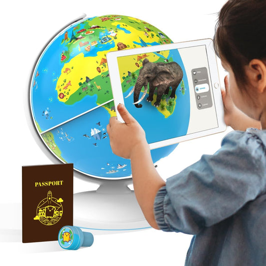 Play Smart Educational Globe for Kids, Interactive AR Toy, Ideal for Preschool Learning, Birthday Gift for Boys and Girls, STEM Toy for Kids Ages 4-10